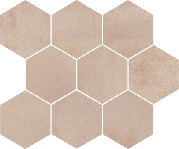 opoczno arlequini hexagon mozaika 28x33.7 