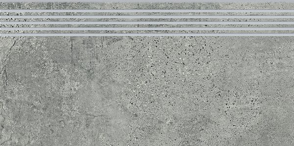 opoczno newstone grey stopnica 29.8x59.8 