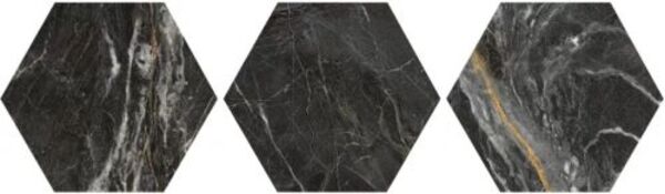 oset marquina gold hexagon gres 20x24 