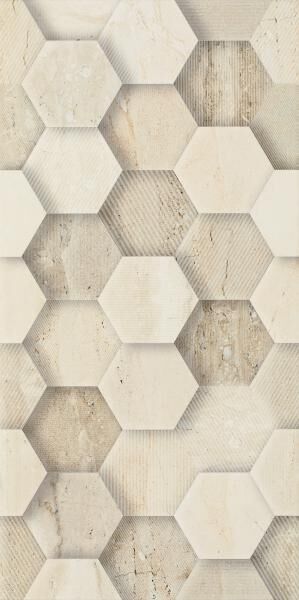 paradyż sunlight stone beige geometryk  dekor 30x60 