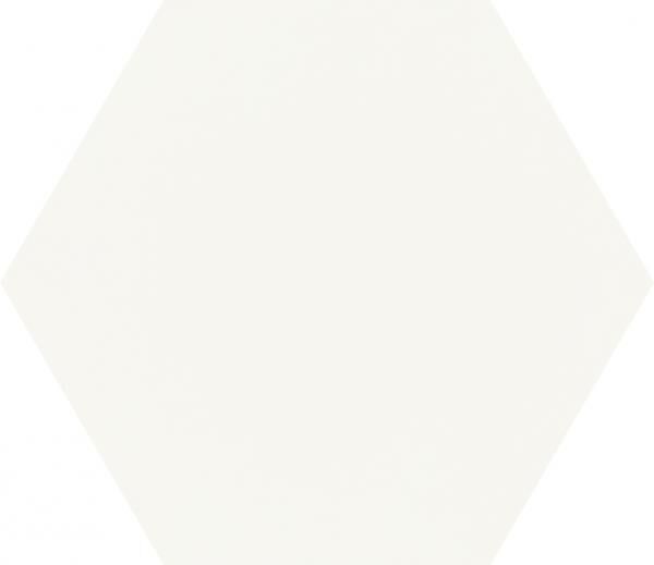 paradyż shiny lines bianco heksagon gres mat 17.1x19.8 
