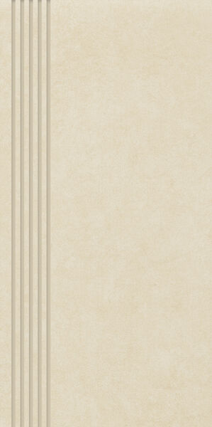 paradyż intero beige stopnica prosta nacinana mat 29.8x59.8 