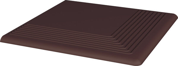 paradyż natural brown stopnica narożna 30x30 