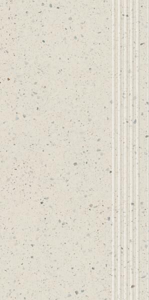 paradyż macroside bianco stopnica prosta nacinana mat 29.8x59.8 