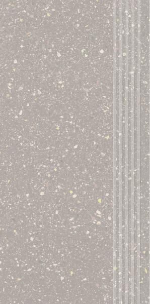 paradyż macroside silver stopnica prosta nacinana półpoler 29.8x59.8 