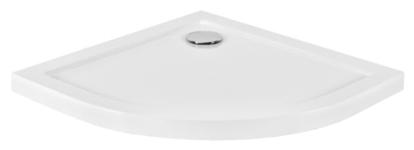 besco aron 80 slimline brodzik półokrągły 80x80x3 (baa-80-nr) 