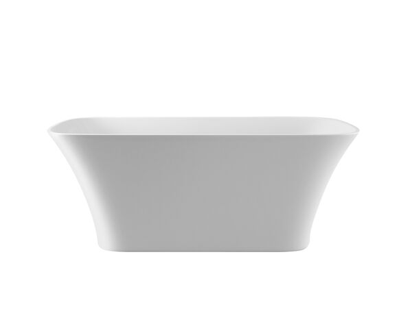 besco assos s-line black & white 160 wanna wolnostojąca + klik-klak złoty 160x70 (wmd-160-abg) 