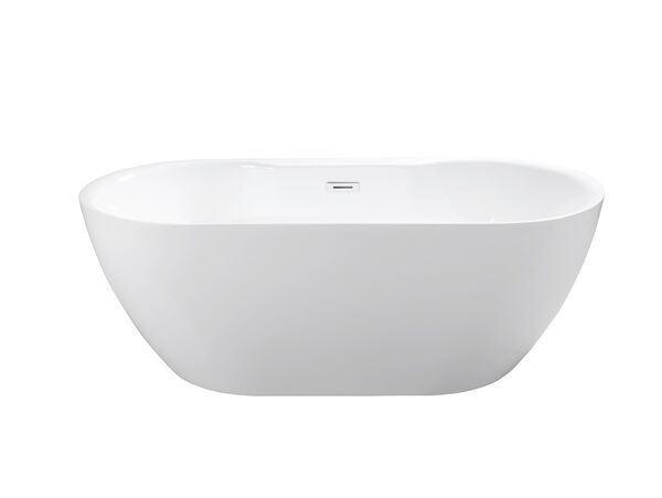 besco navia 140 wanna wolnostojąca + maskownice białe 140x75 (was-140-nbi) 
