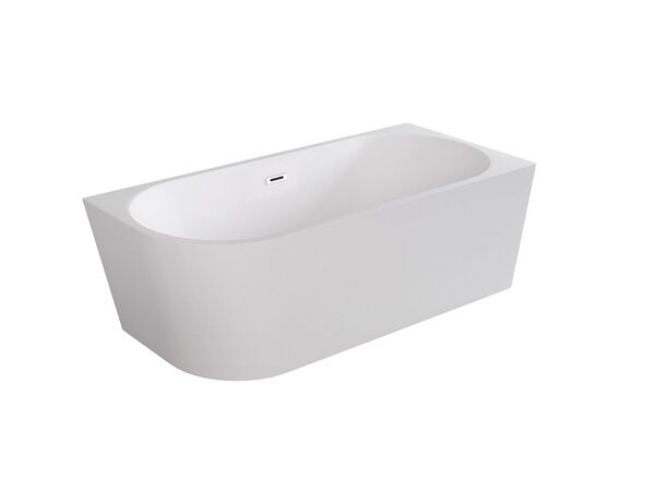 besco zoya 170 p wanna wolnostojąca prawa + maskownice czarne 170x80 (was-170-zpc) 