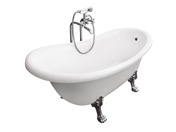 besco otylia 160 nogi białe wanna wolnostojąca retro 160x77x63 (wko-160w+bi) 
