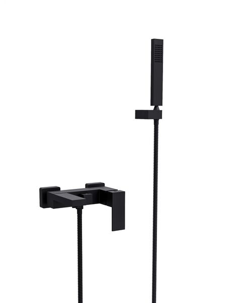 besco modern / varium czarny matt bateria wannowa ścienna (bw-mvs-cz) 