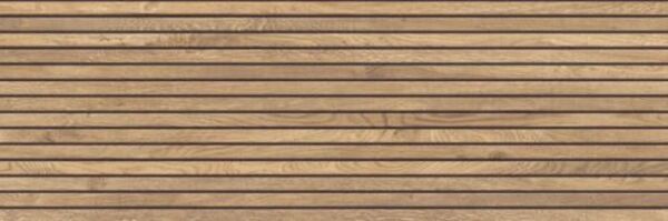 rak ceramics lamella brown płytka ścienna 39.8x119.8 