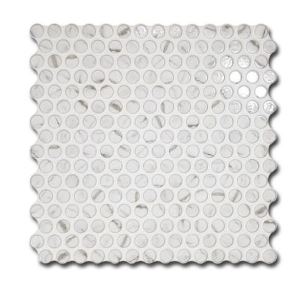 realonda penny glossy calacatta mozaika gresowa 31x31 