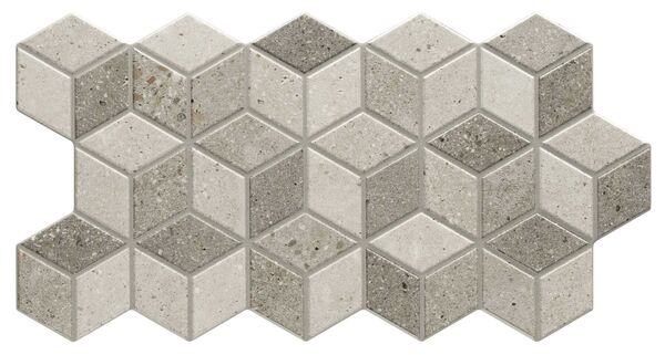 realonda rhombus stone grey gres 26.5x51 