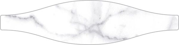 ribesalbes shaped marble wave carrara gloss płytka ścienna 7.5x30 