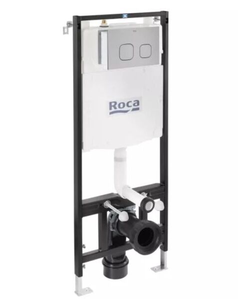 roca stelaż wc podtynkowy active one. przycisk chrom 