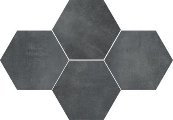 stargres stark graphite heksagon mozaika 28.3x40.8 