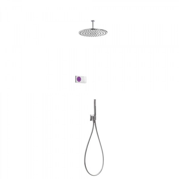 tres shower technology podtynkowy termostatyczny elektroniczny zestaw prysznicowy chrom (09286567) 