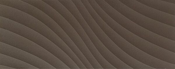 tubądzin elementary brown wave str płytka ścienna 29.8x74.8 
