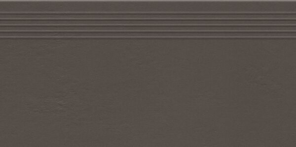 tubądzin industrio dark brown stopnica mat rektyfikowana 29.6x59.8 