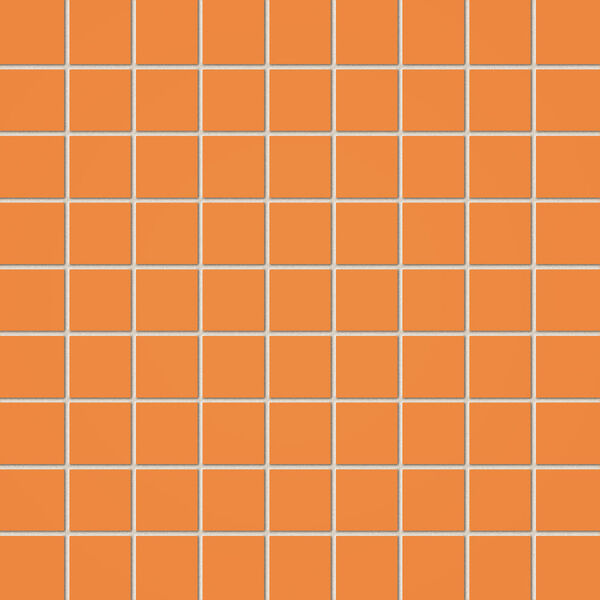 tubądzin pastel mozaika ścienna kwadratowa pomarańcz 30.1x30.1 