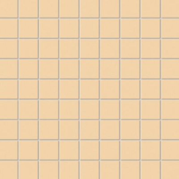 tubądzin pastel kremowy mat mozaika kwadratowa 30.1x30.1 