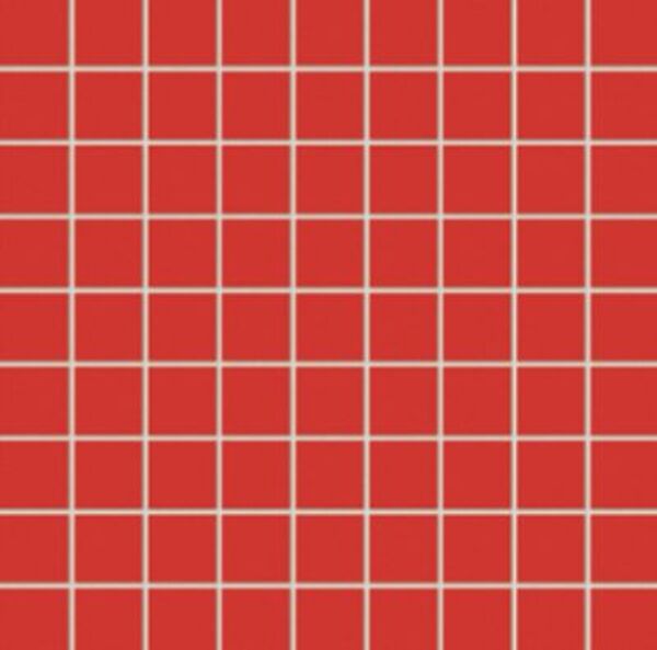 tubądzin pastel czerwony mat mozaika 30.1x30.1 