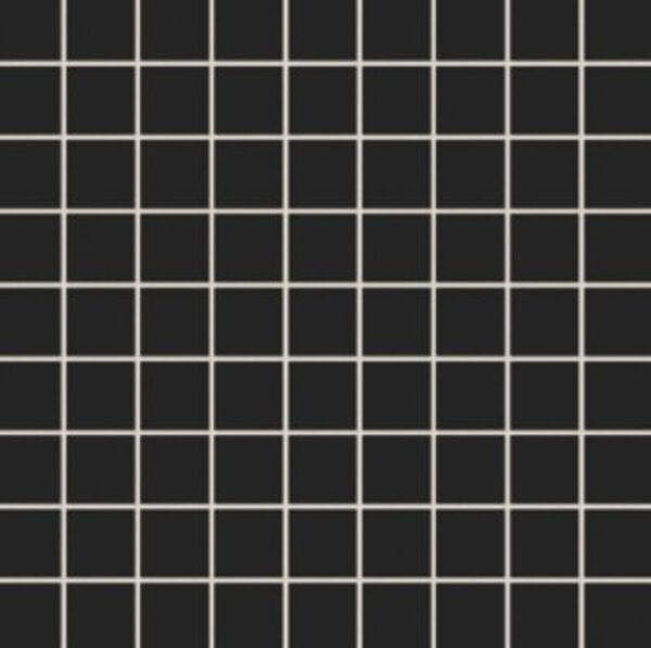 tubądzin pastel czarny mat mozaika kwadratowa 30.1x30.1 