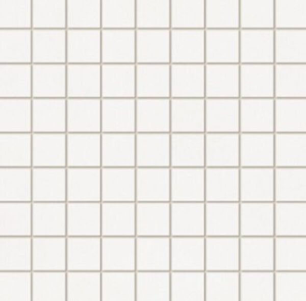 tubądzin pastel biały mozaika kwadratowa 30.1x30.1 