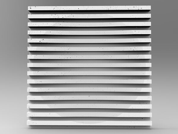 zicaro raxer white flash 3d panel ścienny 52x52 