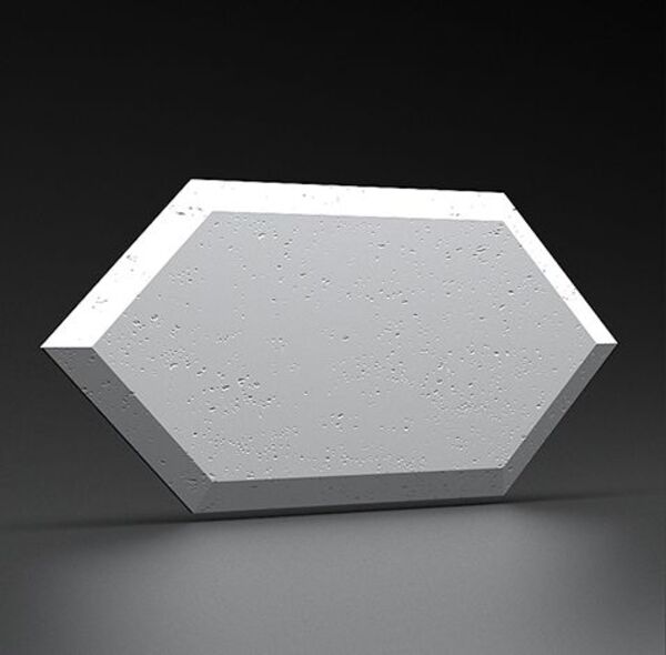 zicaro sonic white flash panel ścienny 32x70 