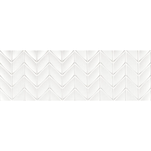 baldocer (wyprzedaż) neve satin aden płytka ścienna 30x90 białe płytki w jodełkę