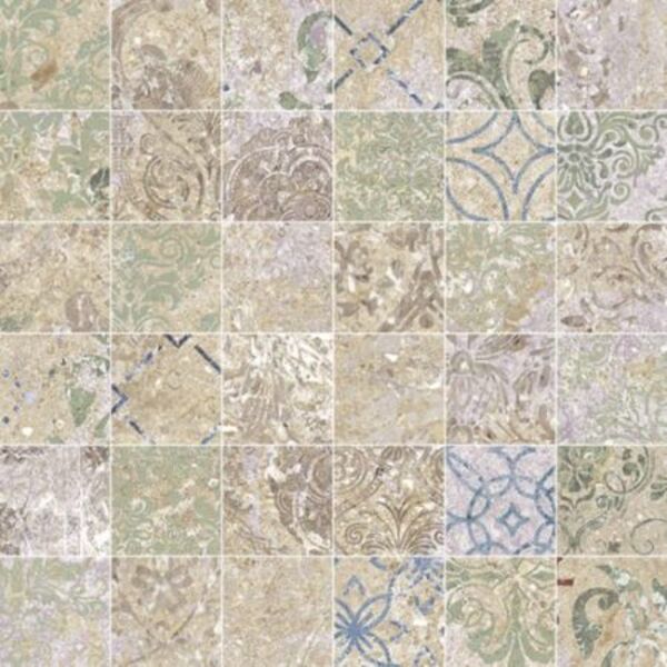 aparici bohemian blend natural 5x5 mozaika 29.75x29.75 płytki aparici mozaika do kuchni 30x30 w stylu rustykalnym matowe rektyfikowane