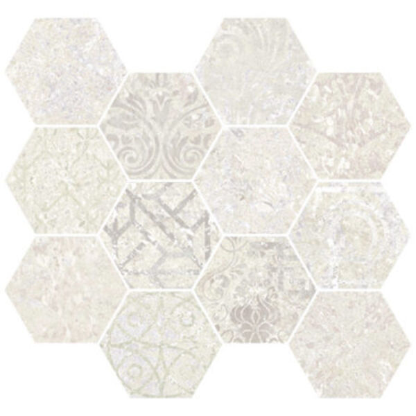 aparici bohemian sand natural hexagonal mozaika 28x30 płytki heksagonalne matowe wzorzyste