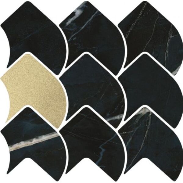 dune black calacatta poler mozaika 25.5x28.5 (188717) mozaika ścienna do kuchni