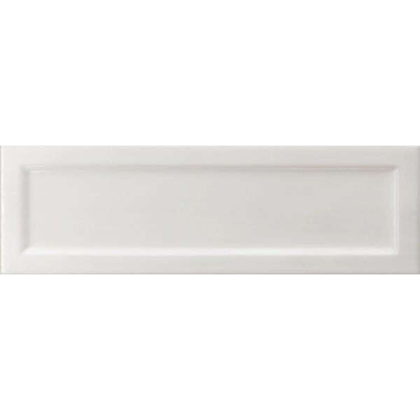 equipe island white frame płytka ścienna 6.5x20 (31207) płytki equipe ceramicas imitujące cegłę białe
