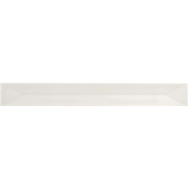 equipe vitral axis snow  płytka ścienna 5x40 (31150) płytki equipe ceramicas imitujące cegłę białe