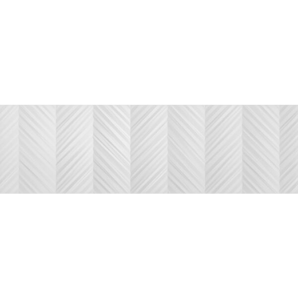 aparici glimpse white arc płytka ścienna 29.75x99.55 białe płytki w jodełkę