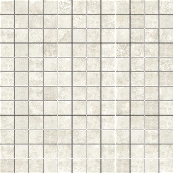 aparici grunge white 2.5x2.5 mozaika 29.75x29.75 płytki glazura hiszpańskie do kuchni w stylu śródziemnomorskim matowe rektyfikowane