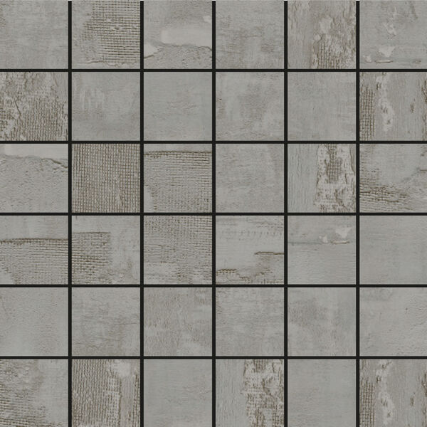 aparici jacquard grey 5x5 mozaika 29.75x29.75 płytki gres kwadratowe hiszpańskie do kuchni w stylu rustykalnym o grubości 6 do 8 mm