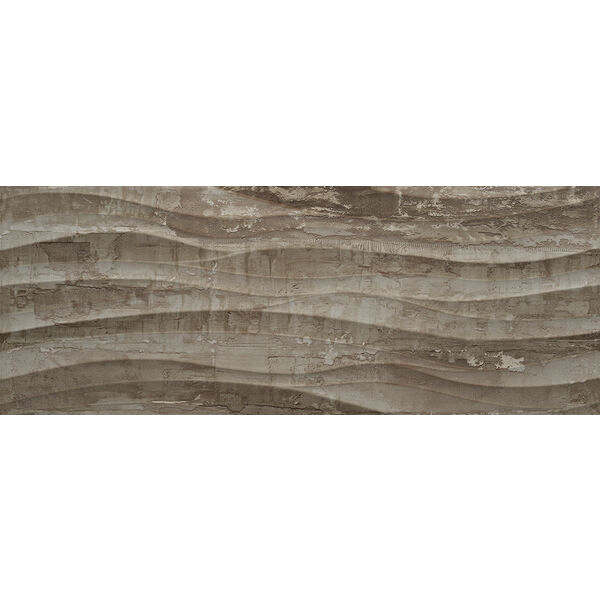 aparici jacquard vison surf płytka ścienna 44.63x119.3 płytki hiszpańskie do łazienki brązowe w stylu glamour matowe rektyfikowane strukturalne