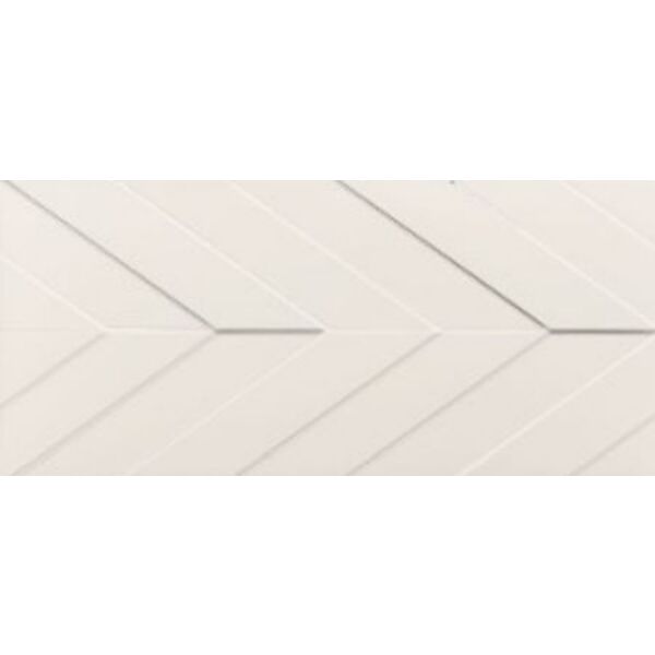 marca corona 4d white chevron płytka ścienna 40x80 białe płytki w jodełkę