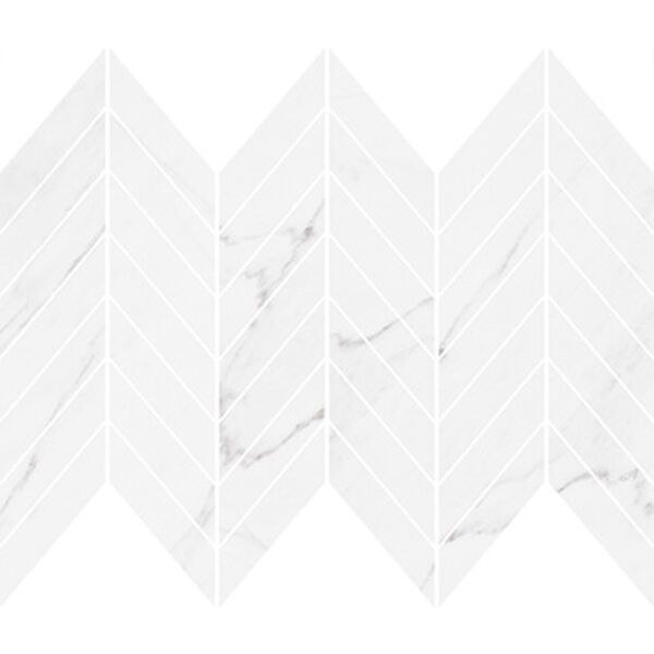 cersanit marinel white chevron glossy mosaic 29.8x25.5 białe płytki w jodełkę