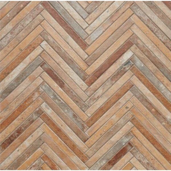 rondine nolita multicolor gres 4.8x45 czerwone płytki imitujące cegłę