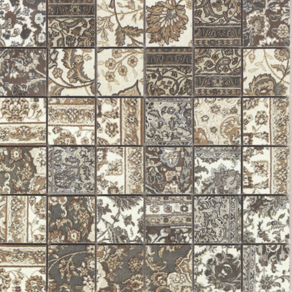 aparici kilim nain natural 5x5 mozaika 29.75x29.75 płytki mozaika efekt starego dywanu hiszpańskie wzorzyste patchwork