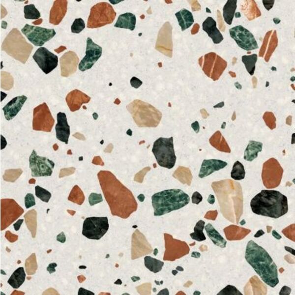zdjęcie abk ceramiche play drops multiwhite gres 20x20 