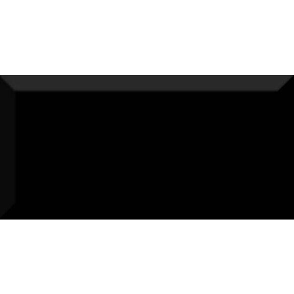 zdjęcie absolut keramika biselado negro brillo płytka ścienna 10x20 