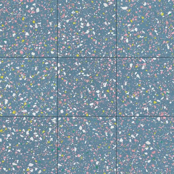 zdjęcie aparici terrazzo blue natural gres 59.2x59.2 