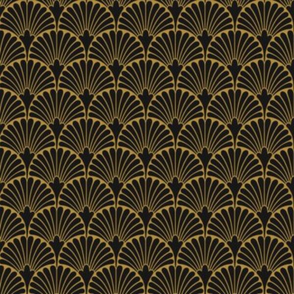 aparici art-deco black manhattan natural gres rektyfikowany 29.75x29.75 