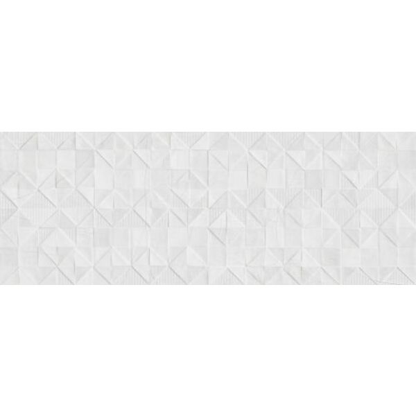 aparici cracked white origami płytka ścienna 44.63x119.3 płytki glazura prostokątne do kuchni na ścianę matowe rektyfikowane o grubości 6 do 8 mm